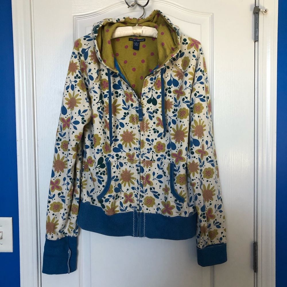 Lucky Brand Sunflower Garden Hoodie